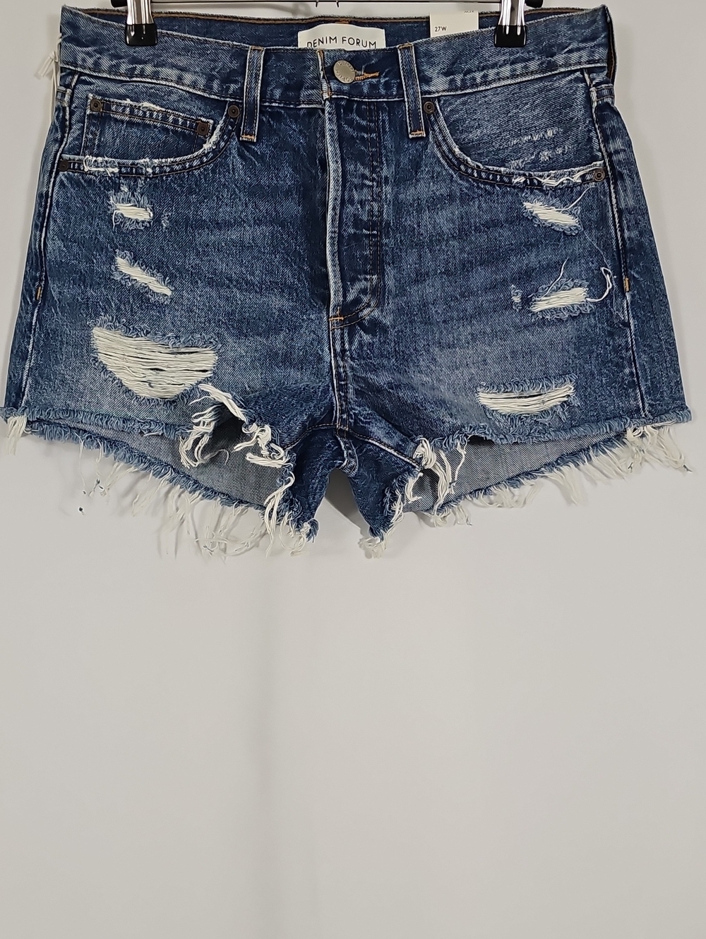NWT Aritzia Denim Forum The Ex Boyfriend Short in Picture This Bleu - Size 27
